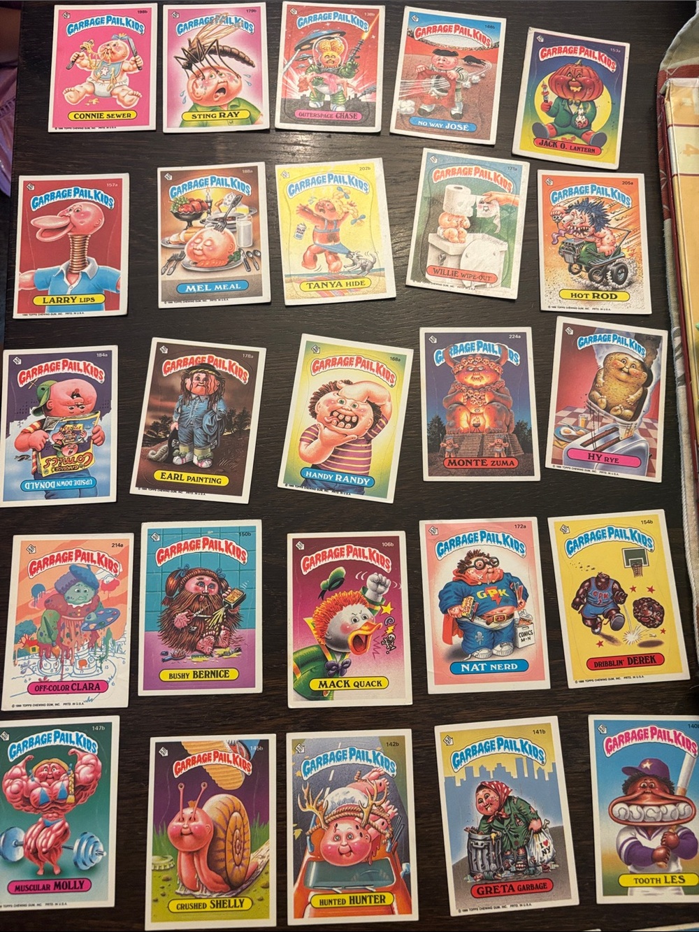 Garbage Pail Kids Collectible Trading Cards - Assorted Colors - 62 cards - Picture 2 of 3